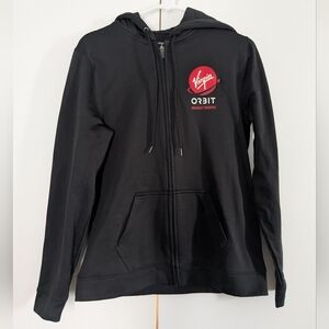 Virgin Orbit Black Hoodie Women's S XS